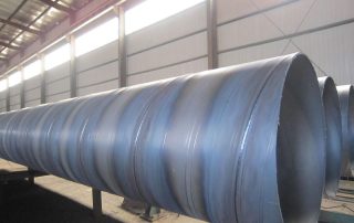 SSAW SAWH Spiral Steel Pipe manufacture company mill process in China
