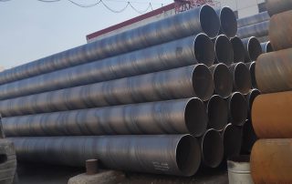 SSAW SAWH Spiral Steel Pipe manufacture company yard mill in China