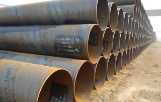 SSAW SAWH Spiral Steel Pipe manufacture process company mill in China